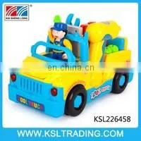 Plastic educational rocking horse electric toy with music