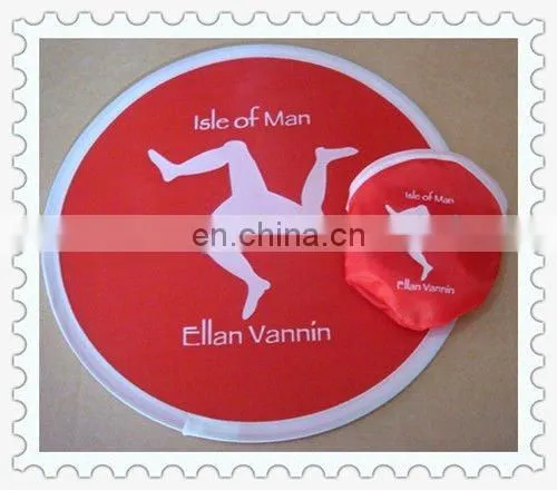 Various Styles Standard Size Folding Polyester Frisbee