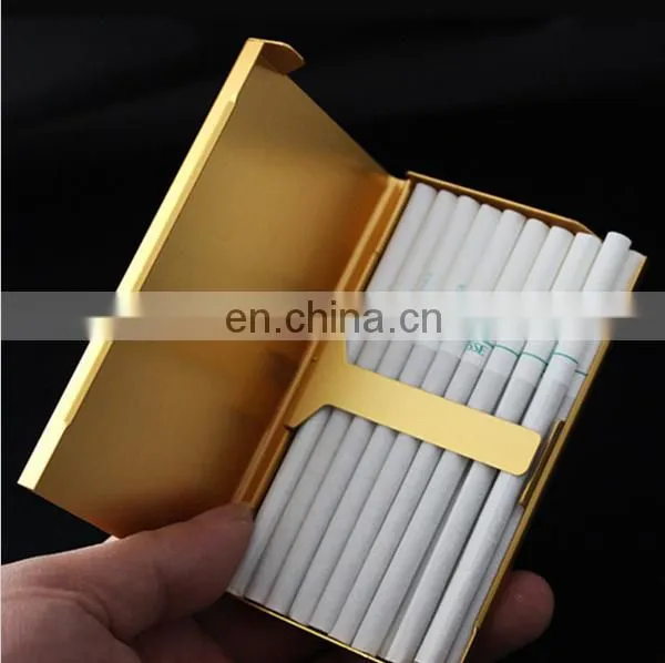 wholesale aluminum cigarette case many colors plated metal craft factory