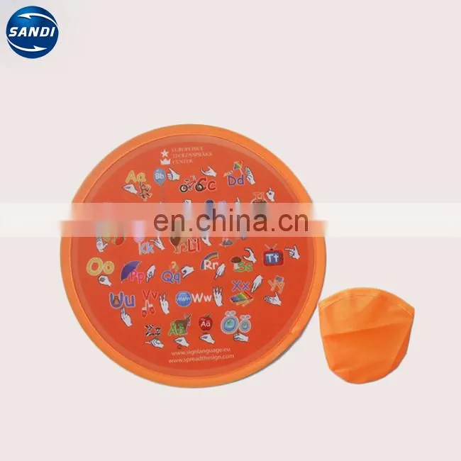 Promotional custom polyester/ nylon foldable frisbee