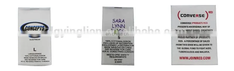 tag hangtag woven label