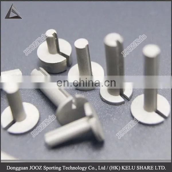 Tungsten weight vent slot golf shaft plug weight tungsten plug with slot
