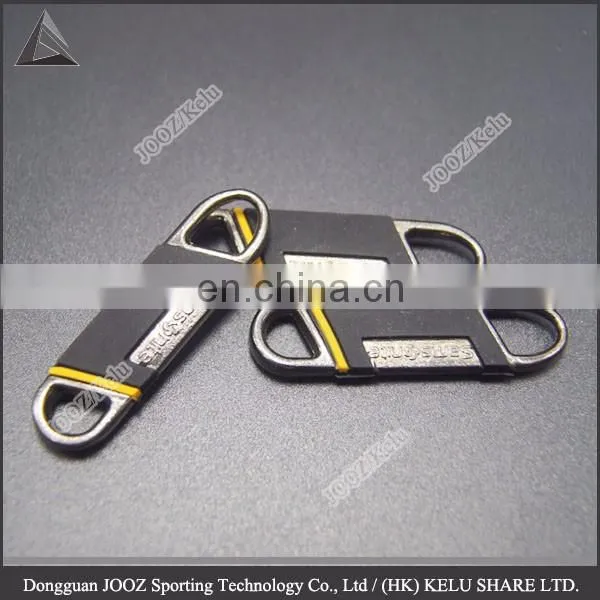 custom rubber silicone zipper head silicone garment accessories apparel zipper puller