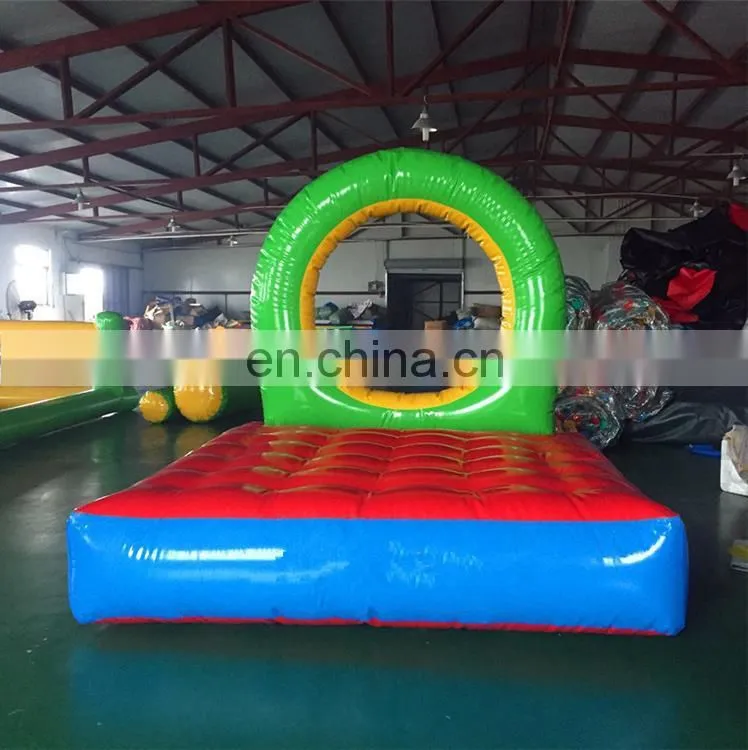 Outdoor Interactive Inflatable Team Building Games Obstacle Course Wipeout Equipment Team Sports Games Set For Kids Adult