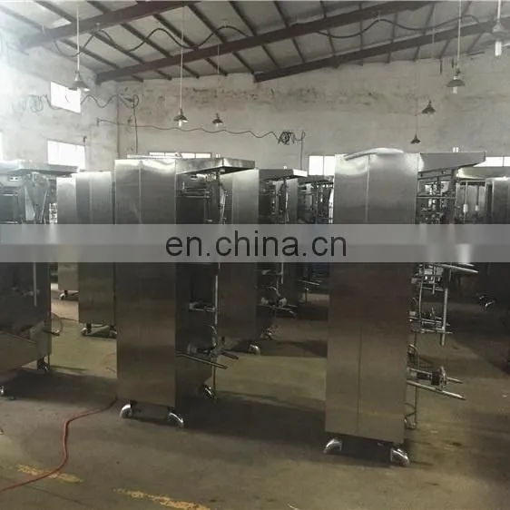 Automatic plastic sachet liquid water filling sealing machine form film machine