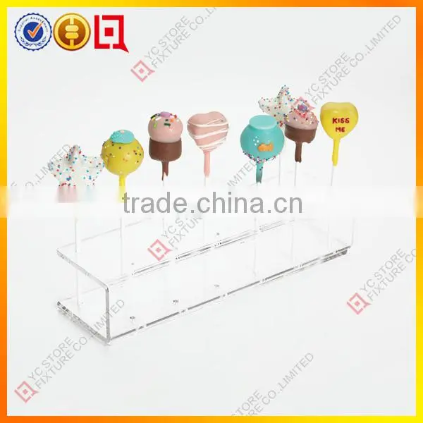 Clear acrylic lollipop display stand