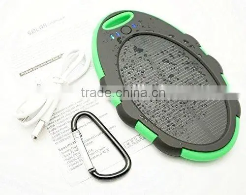 5000mah solar power bank,waterproof solar power bank charger
