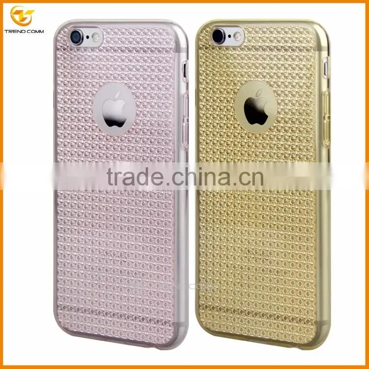 new products 2016 electroplating plating slim tpu case for iphone 6