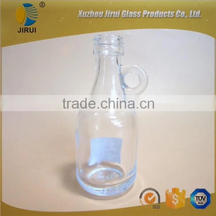 40ml clear glass wine bottle with lug