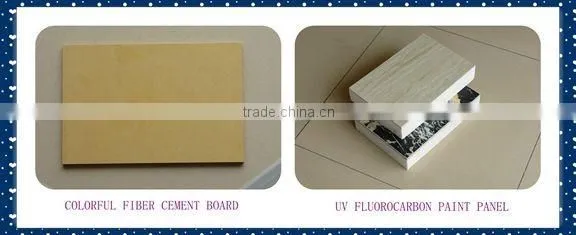 Good heat insulation & heat preservation performance Fiber Cement Board for interior partition decoration panel