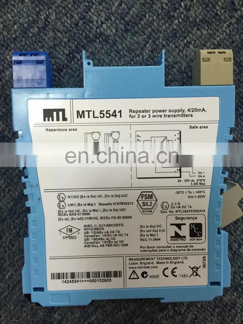 MTL5541 Brand New MTL ISOLATED BARRIER/REPEATER POWER SUPPLY