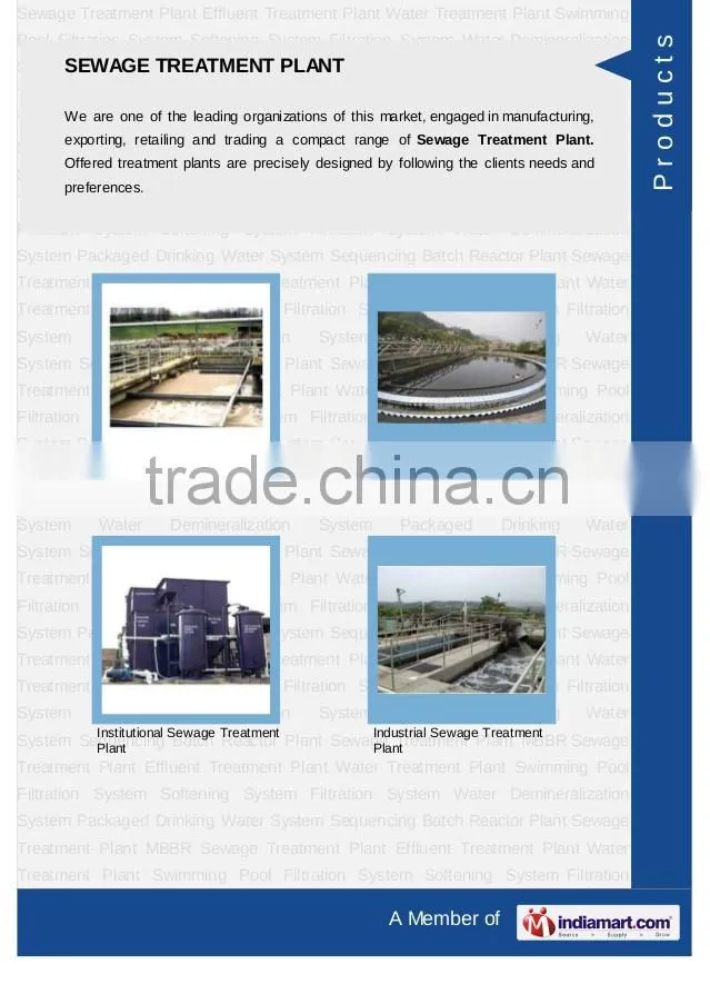 Sewage Wastewater Treatment Systems