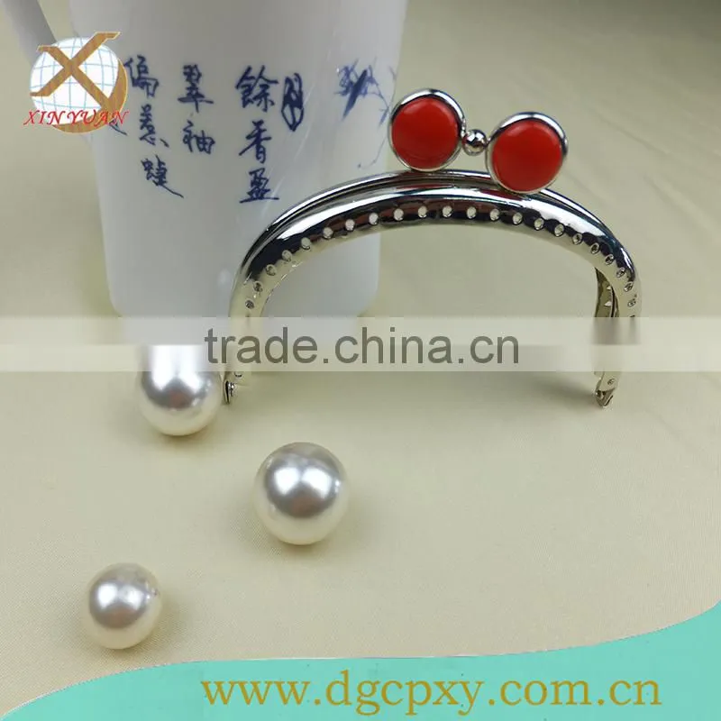 white black red color metal frame for small purse