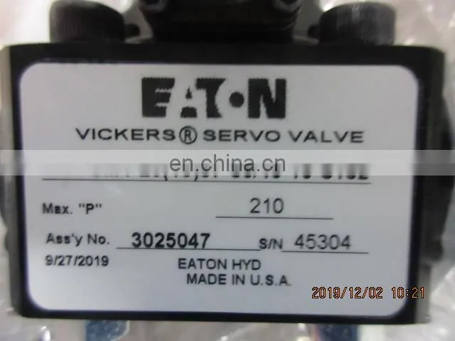 Eaton SM4-15(10)38-80/40-10 hydraulic proportional servo valves