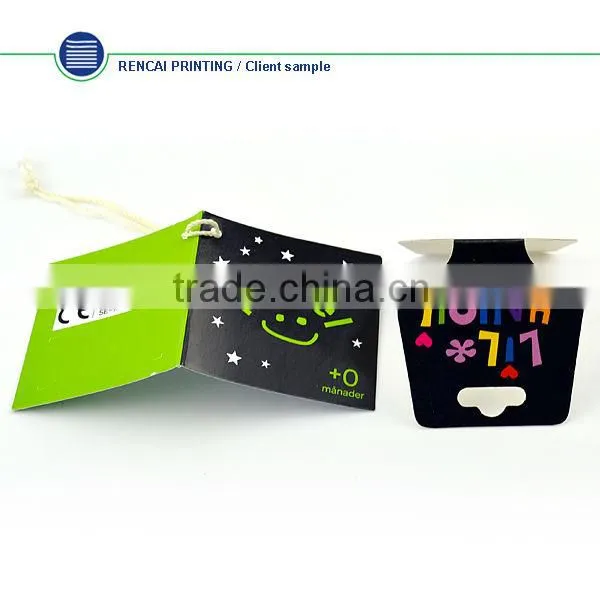 Best price retro style in fashion custom paper kids hang tags