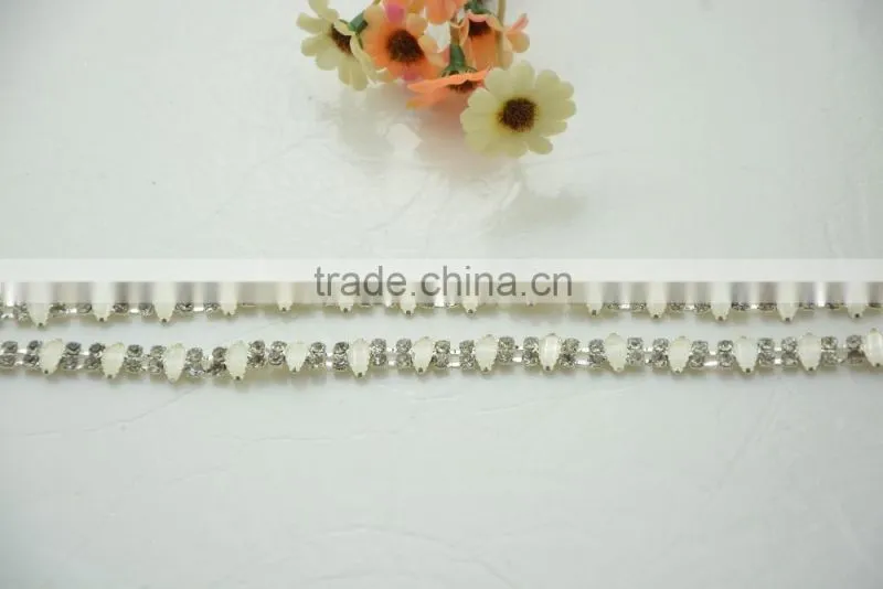 Jelly White Strass Trimming