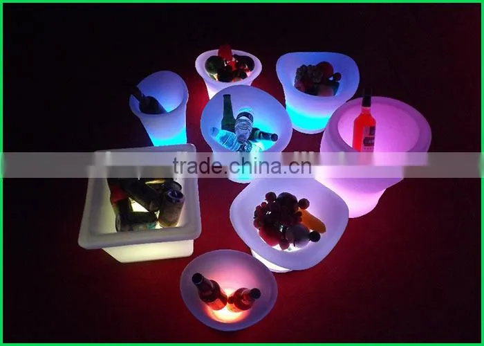 ACS led ice bucket, ice bucket led, led lighted ice bucket for sale