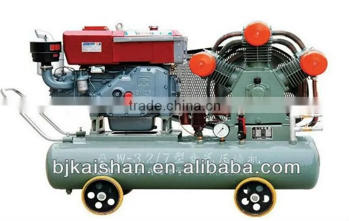3cbm 7bar Diesel Portable Mining Air Compressor W3.2-7