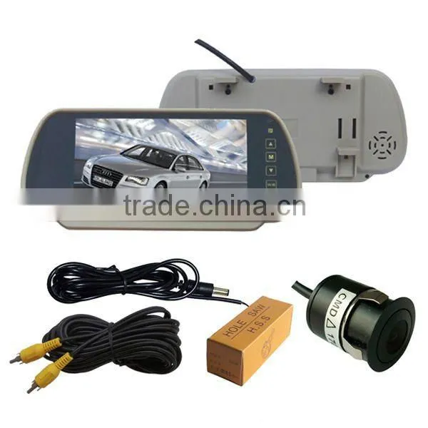 Hot selling 7 inch rearview monitor with bluetooth