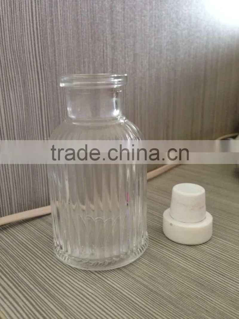 30ml clear glass arome bottle with cap