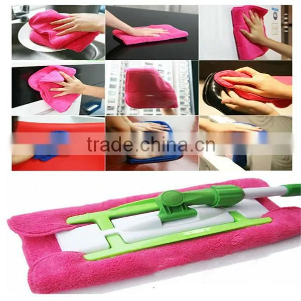 China supplier ultra-fine quality home textile multiuses microfiber cleaning towel wholesale