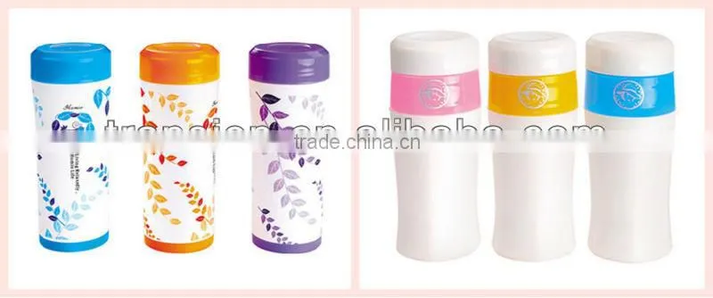 Plastic vacuum flask stainless steel inner cups