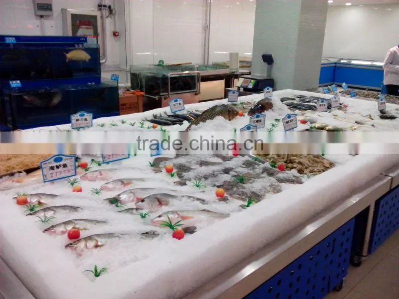 APEX custom make stainless steel refrigerated fish display table
