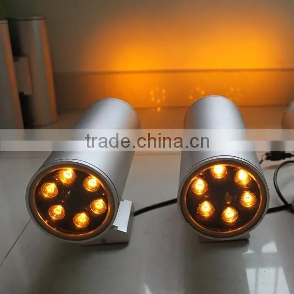 High Quality IP65 Waterproof Aluminum Up And Down Face Mounted LED Wall Light Spot