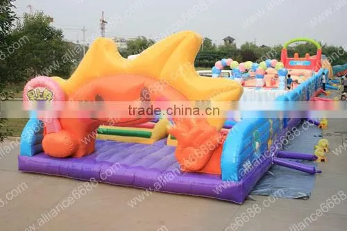 inflatable sport big inflatable bouncer inflatable amusement equipment inflatable adventure