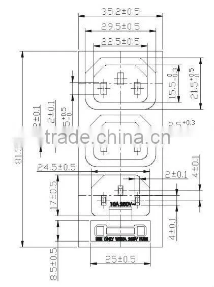 IEC socket am2 ddr3 motherboards with puse holder