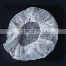 nurse cap disposable surgical nonwoven bouffant caps PP 10gsm white round caps 18" 21" 24"