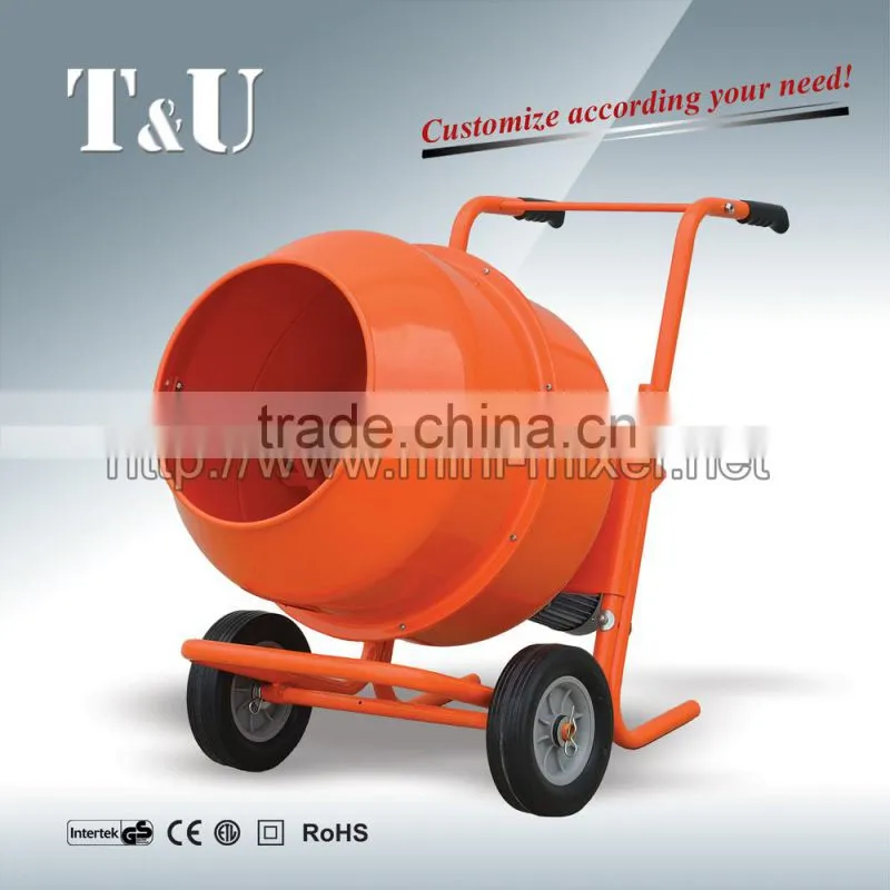 New condition portable concrete mixer movable concrete mixer mobile mixer with wheels