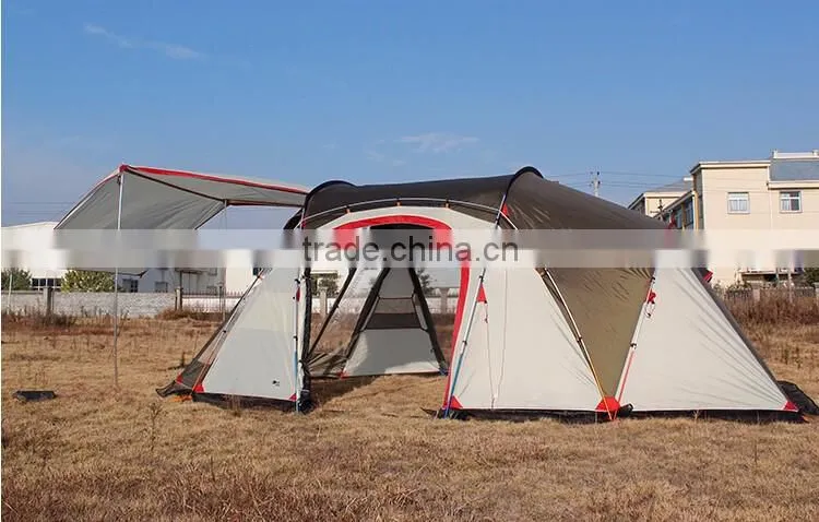 Large Big House Tent Tourism 3 Person Family Camping Cheap Best Waterproof Family Tents