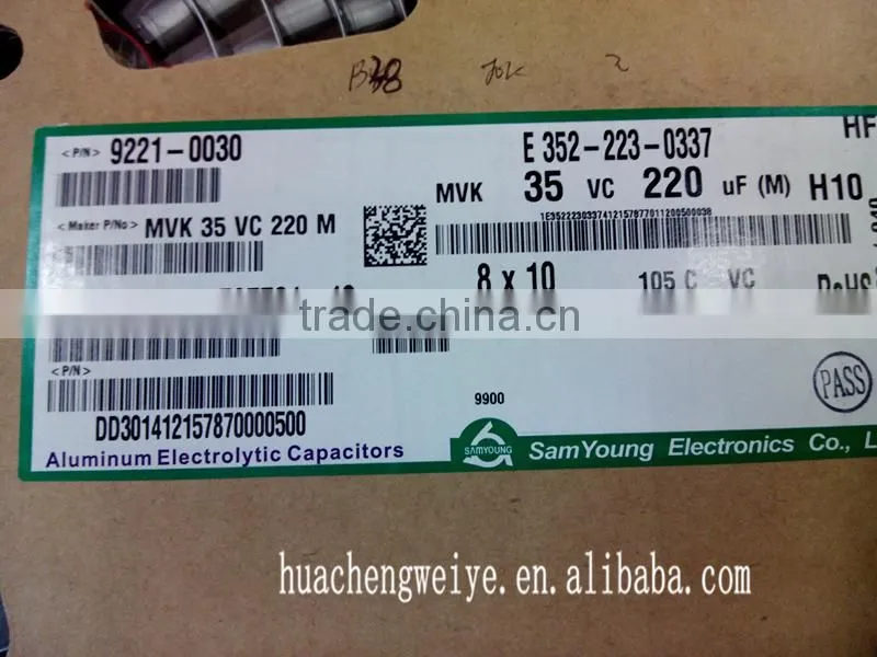 SMD Aluminum electrolytic Capacitors 220UF 35V 8*10