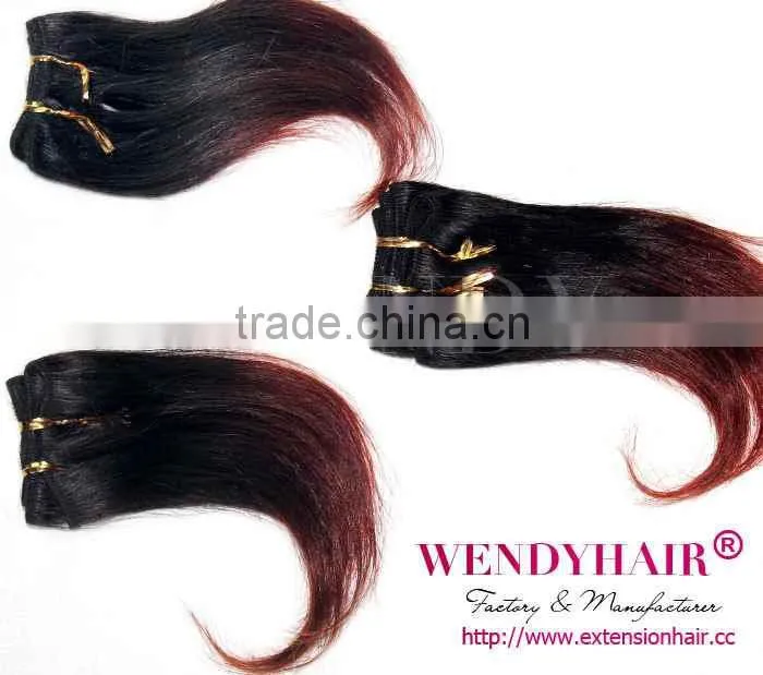 Alibaba China Wholesale and Retail Cheap Price Ombre Two Tone Color Malaysian Hair