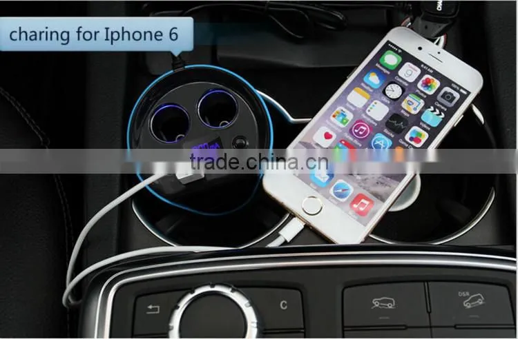 PowerUP Universal USB Car Charger and DC Splitter Adapter With Dual USB Rapid Charging Ports