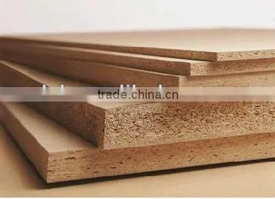 Plain chipboard for furniture factory use