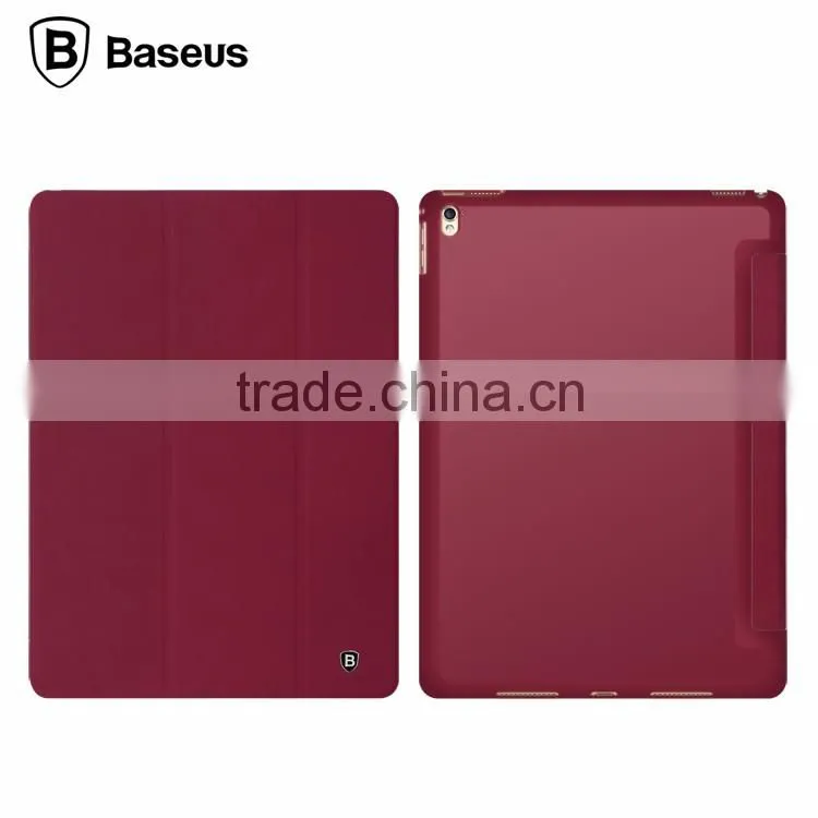 BASEUS For iPad Pro 9.7 Terser Series 3 Folding Leather Case Luxury Business PU Leather Case With Stand For iPad Pro 9.7 TB-0343