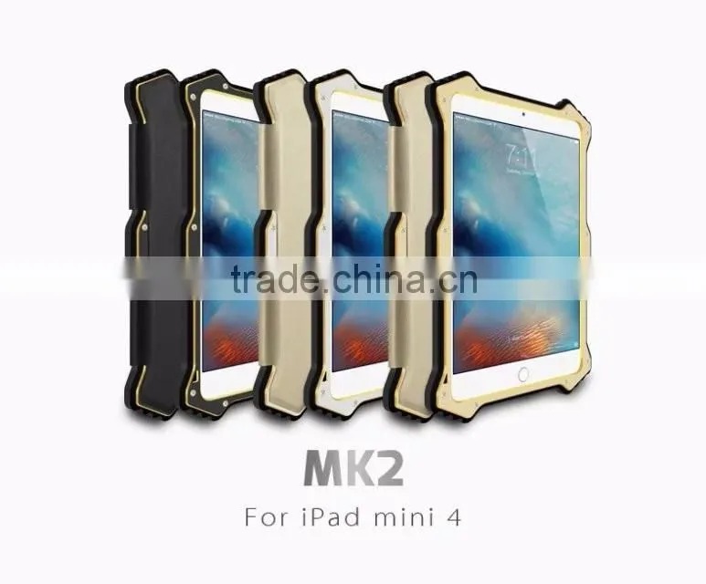 Original LOVE MEI MK2 For Apple Ipad Mini 4 Shock Proof Leather Aluminum Kids Protective Hard Case Cover For iPad Mini 4 TB-0150