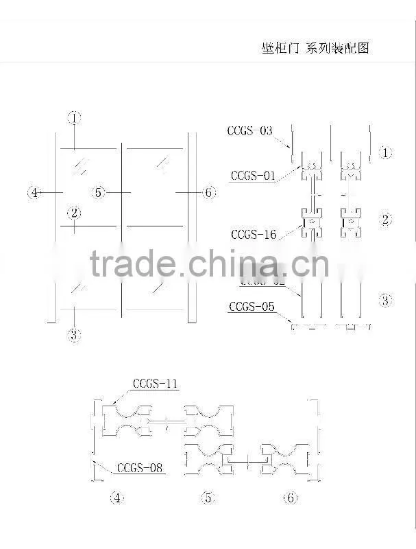 aluminum for making aluminum windows and doors