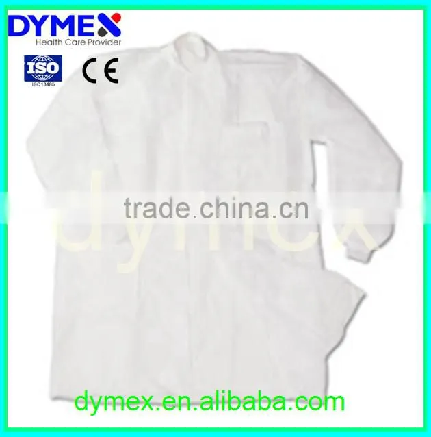 Disposable Nonwoven Fabric Lab Coats and Jackets