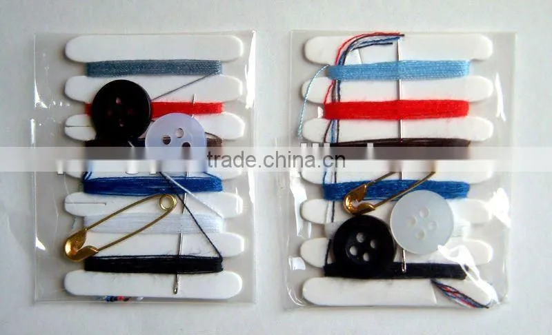 high quality travel mini paper card sewing kit with best price