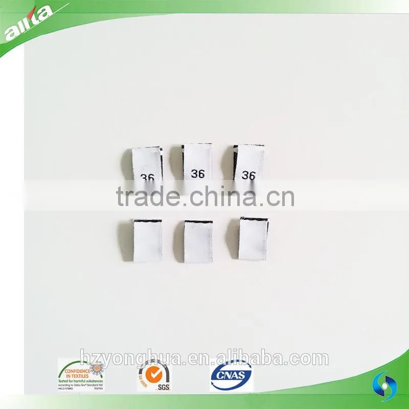 Wholesale care tags for garments, satin care tags and white luxury care tags for apparel