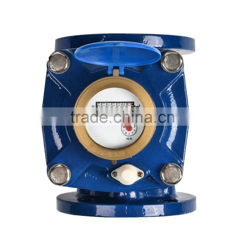 LXLC-50~300T Detachable Vane Wheel with Dry Type Register for Brass Cover Woltman Cold Water Mater Water Flow Meter