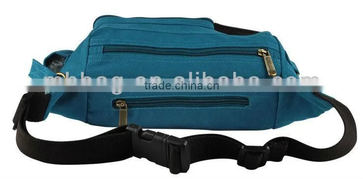 colored canvas waist bag