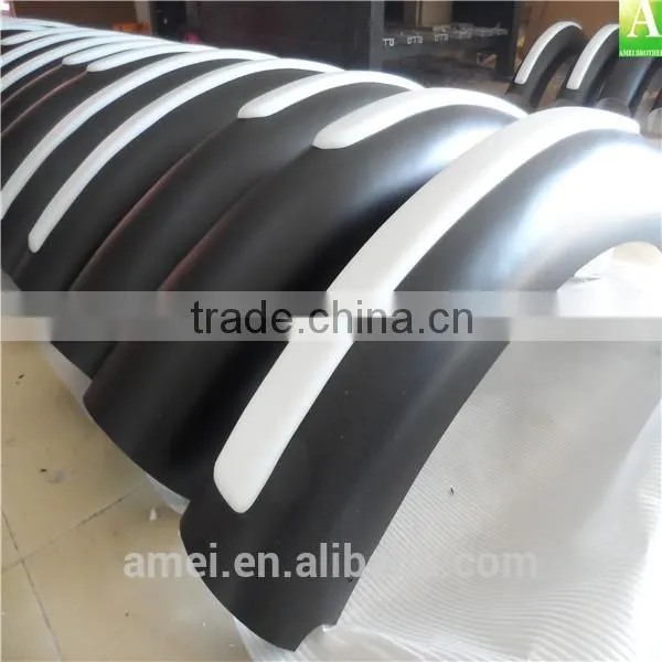 Vacuum forming hard white ABS plastic cover in ShenZhen