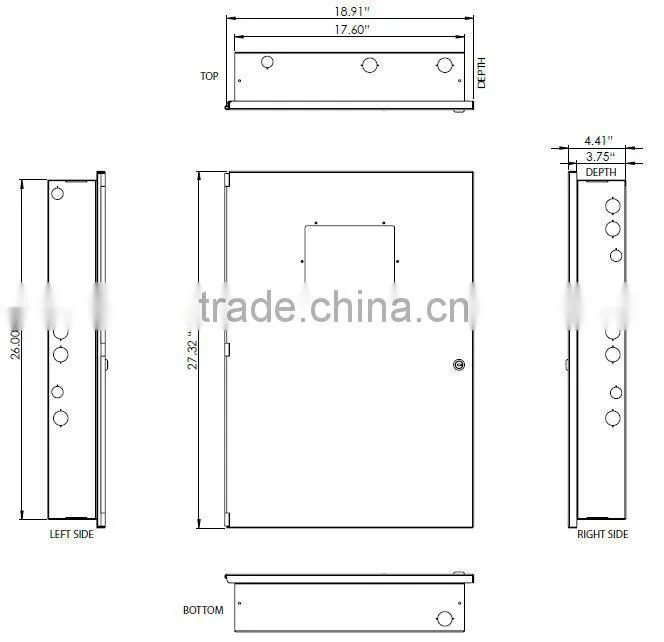 127-381 Point UL listed Addressable Fire Alarm Control Panel