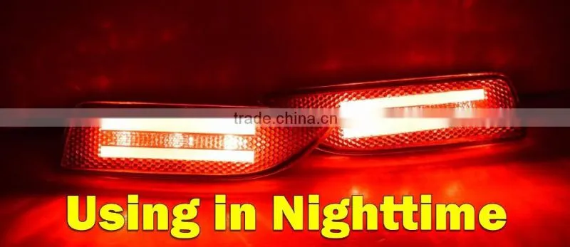 BODY KIT FOR LEXUS CT200H Car Tail LED Red Brake REAR BUMPER LIGHT