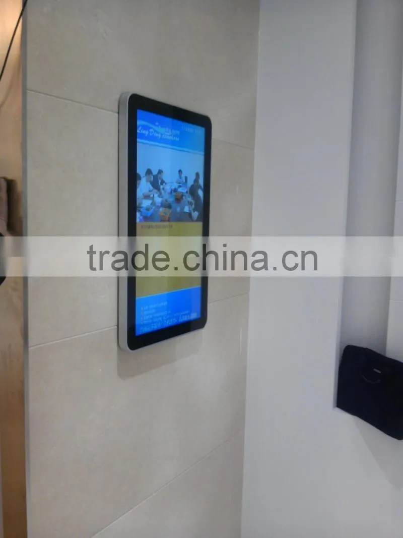 37 inch wall mounted single version remote control lcd ad
