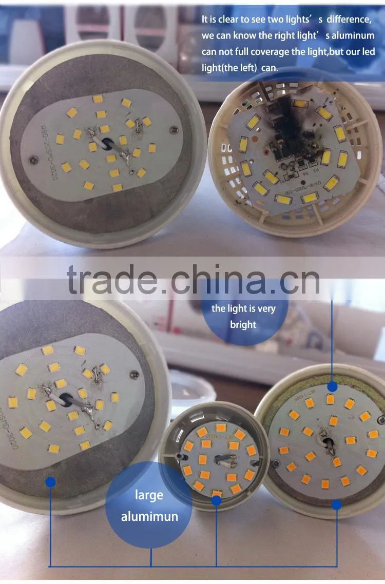 8W 10W 12W E27 LED bulb lamp High Quality Pure aluminum led lamp led E27 A19 bulb light